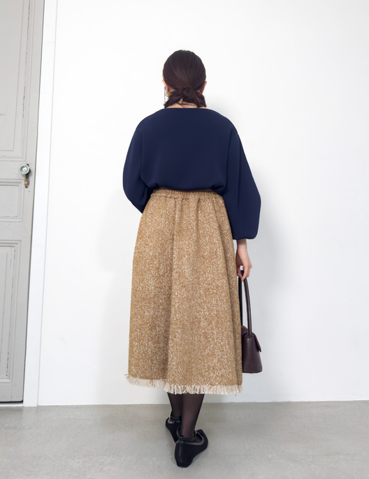 ツイードフリンジAラインスカート - Pinup Closet ONLINE STORE