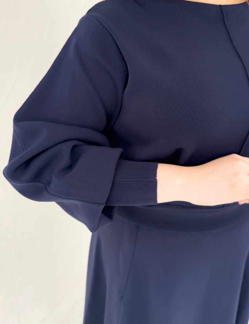 ウエストタックニットセットアップ