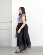 Random tiered skirt