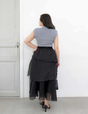Random tiered skirt