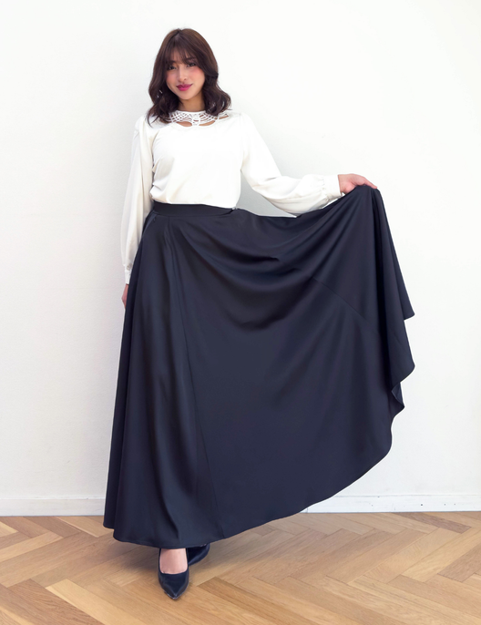 [Concert] Satin Long Skirt [Chorus]