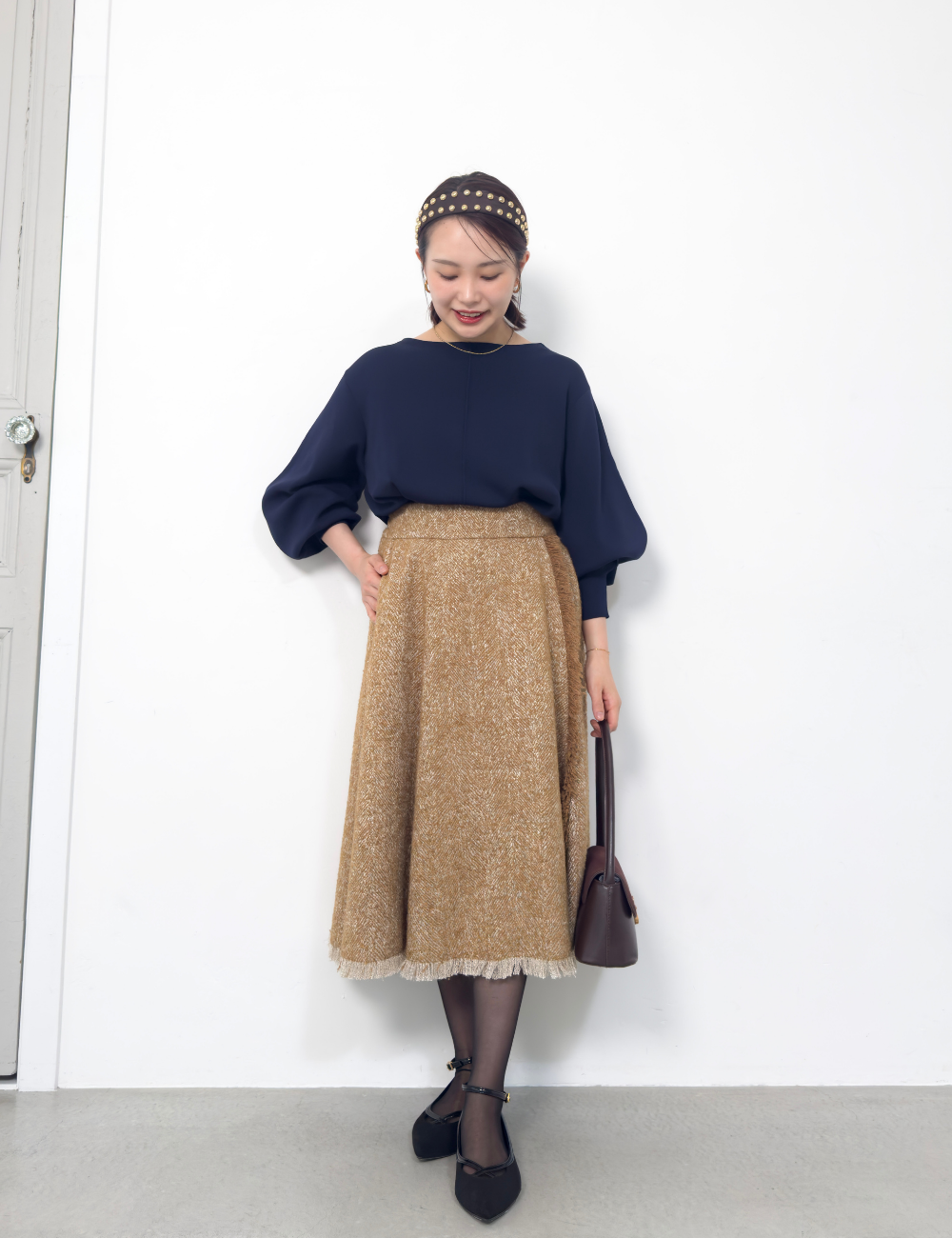 ツイードフリンジAラインスカート - Pinup Closet ONLINE STORE