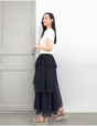 Random tiered skirt