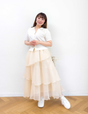 Random tiered skirt
