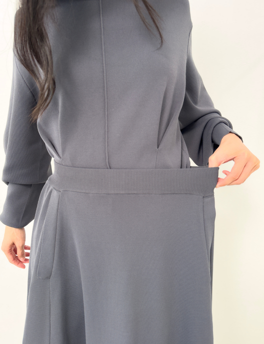 ウエストタックニットセットアップ