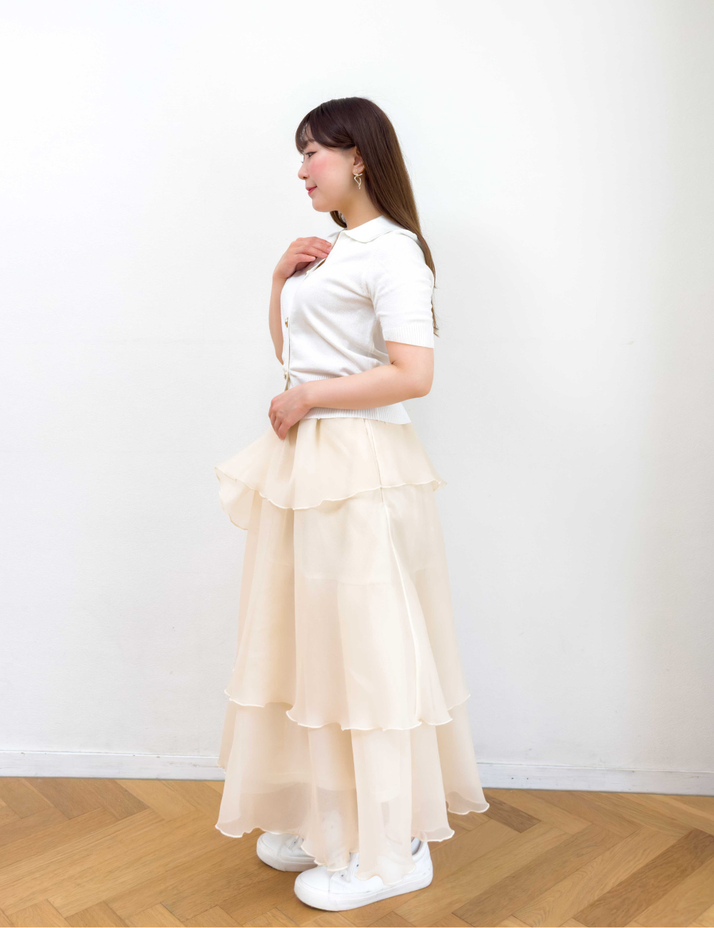 Random tiered skirt