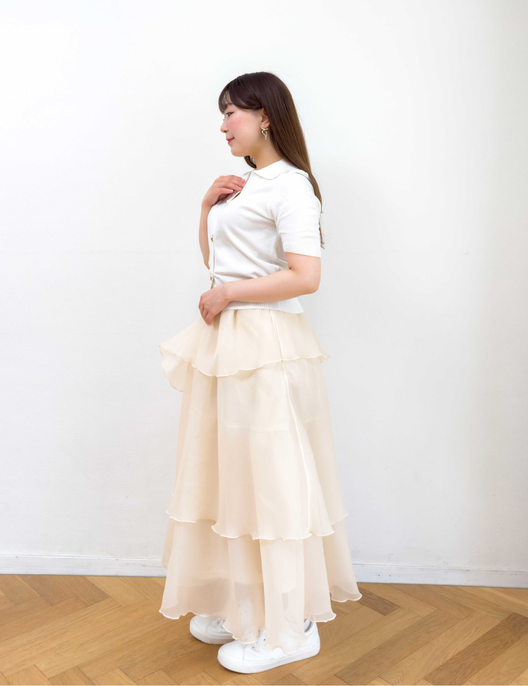 Random tiered skirt
