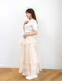 Random tiered skirt