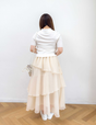 Random tiered skirt