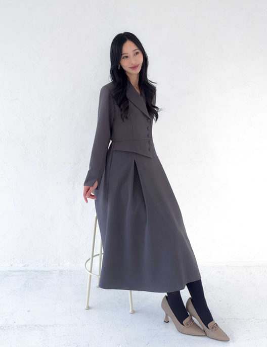 ジャケットデザインワンピ | CINEMATIQ by Pinup Closet ジャケットデザインワンピ | CINEMATIQ by Pinup Closet