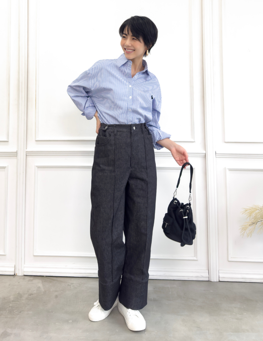 【カイハラデニム】アジャスタブルストレッチジーンズ【異次元伸縮】