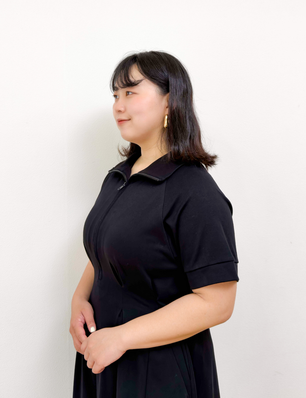 Anti-Sweat Stain Zip Dress