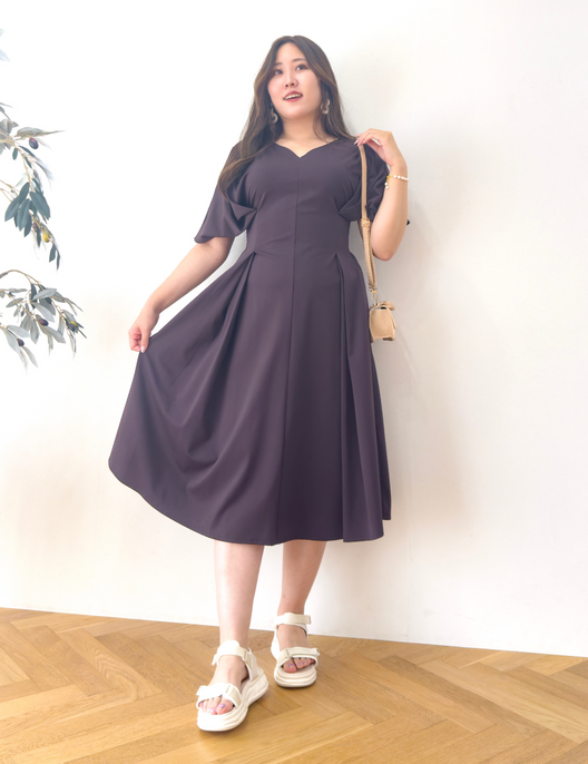 cinematicドリーミースリーブワンピ ブラック ドリーミースリーブワンピ| CINEMATIQ by Pinup Closet