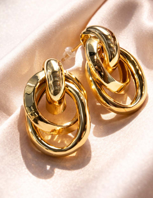 CINEMATIQ サークルリンクピアス ゴールド