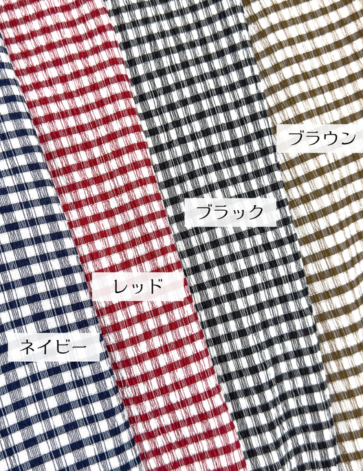 チェックメアリーワンピ