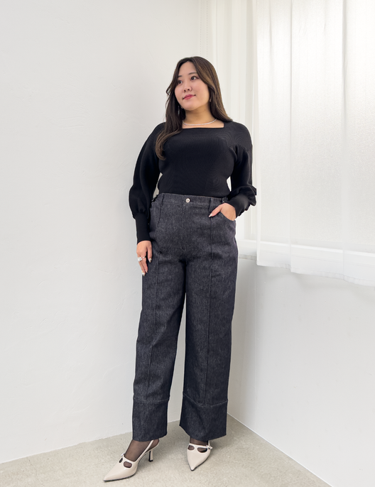 【カイハラデニム】アジャスタブルストレッチジーンズ【異次元伸縮】