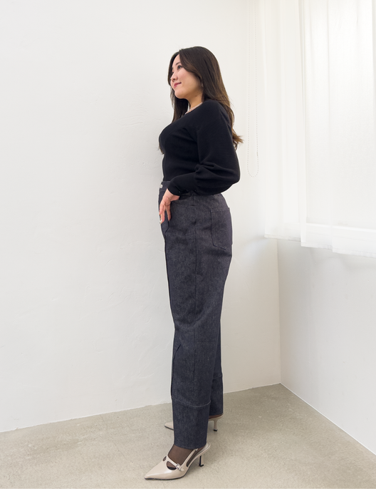 【カイハラデニム】アジャスタブルストレッチジーンズ【異次元伸縮】