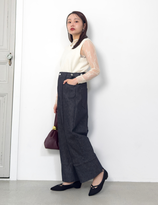 【カイハラデニム】アジャスタブルストレッチジーンズ【異次元伸縮】