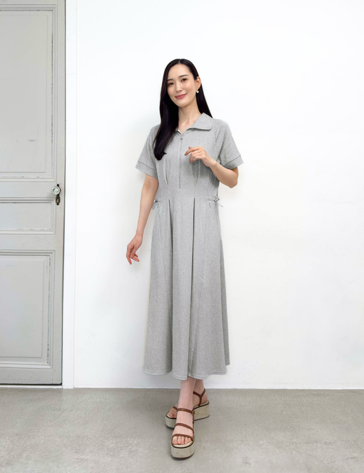 Anti-Sweat Stain Zip Dress