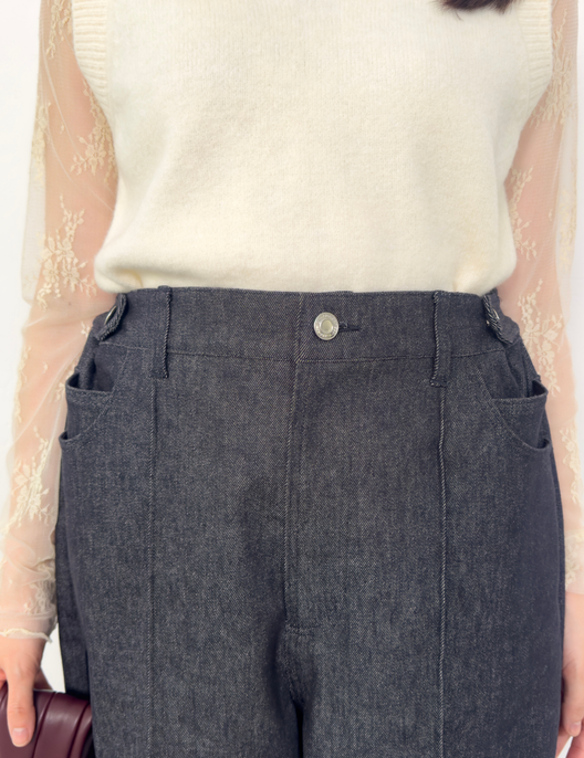 【カイハラデニム】アジャスタブルストレッチジーンズ【異次元伸縮】