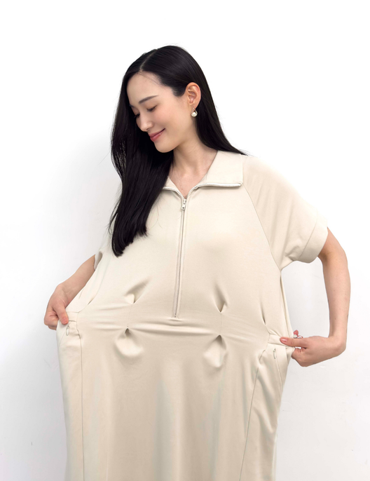 Anti-Sweat Stain Zip Dress