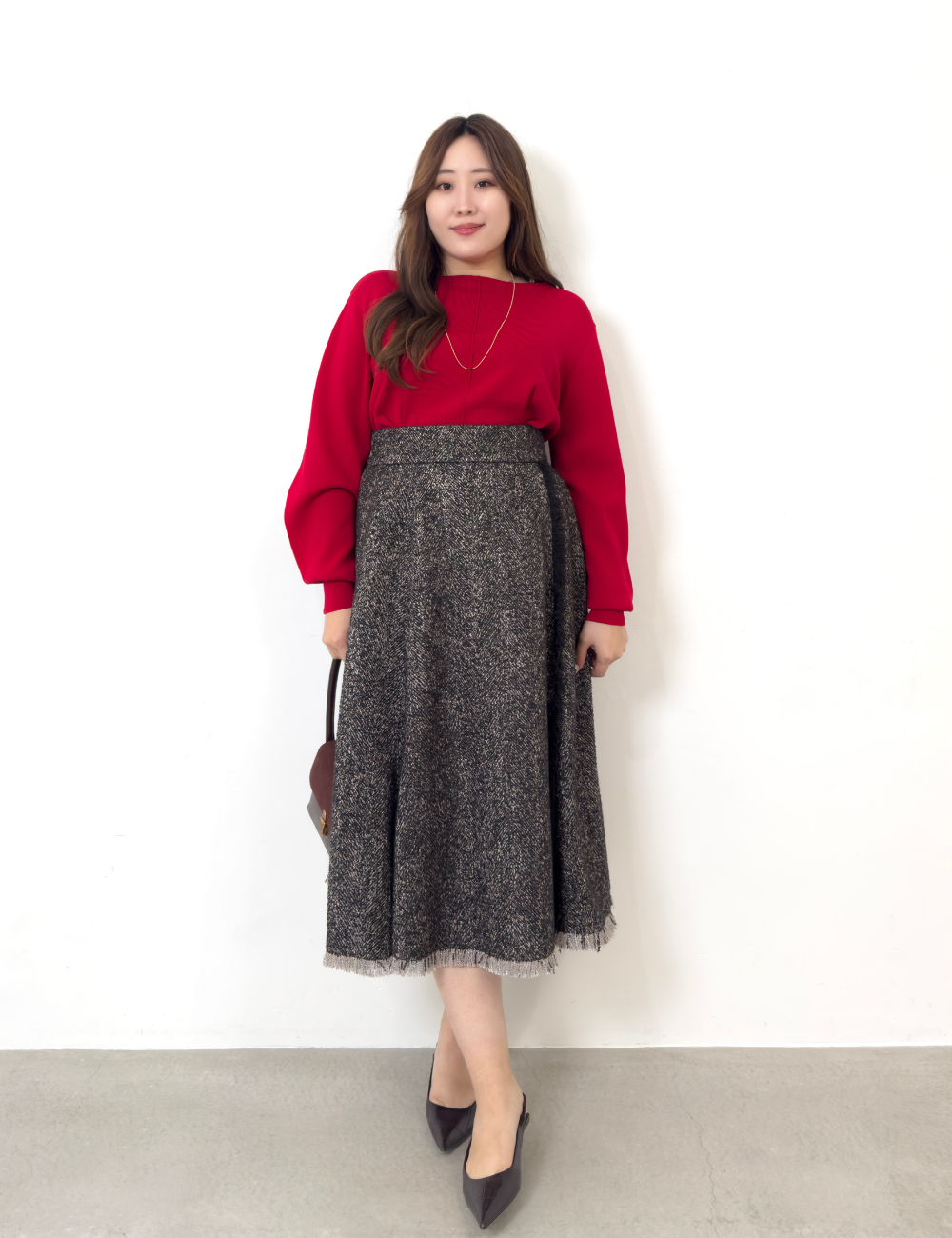 ツイードフリンジAラインスカート - Pinup Closet ONLINE STORE