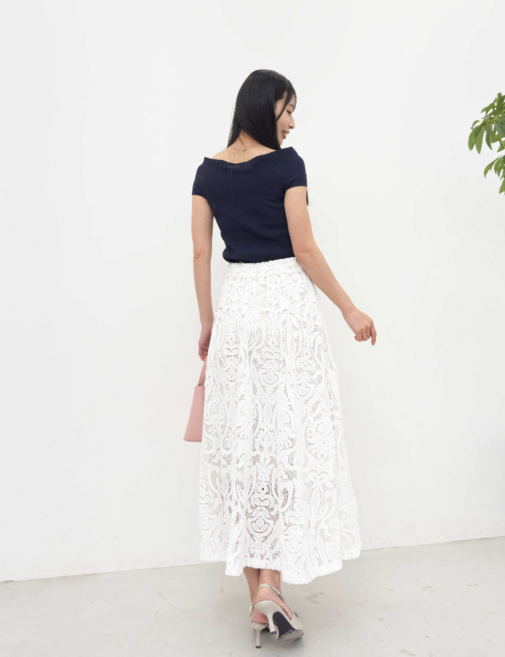 Sheer Lace Skirt
