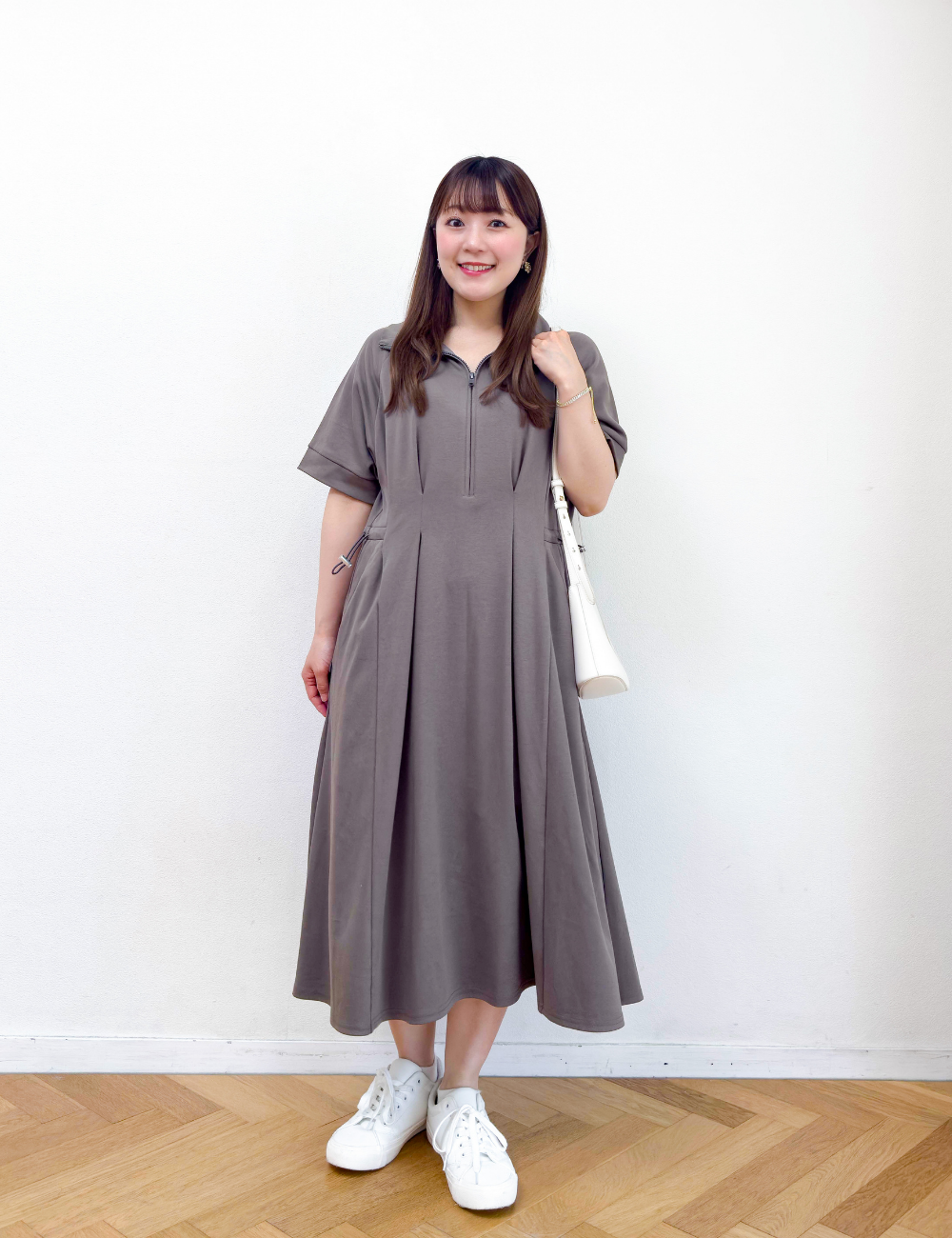 Anti-Sweat Stain Zip Dress