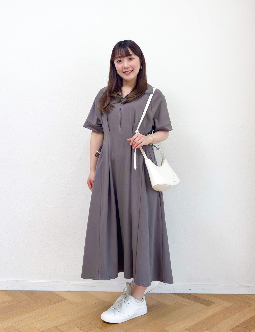 Anti-Sweat Stain Zip Dress