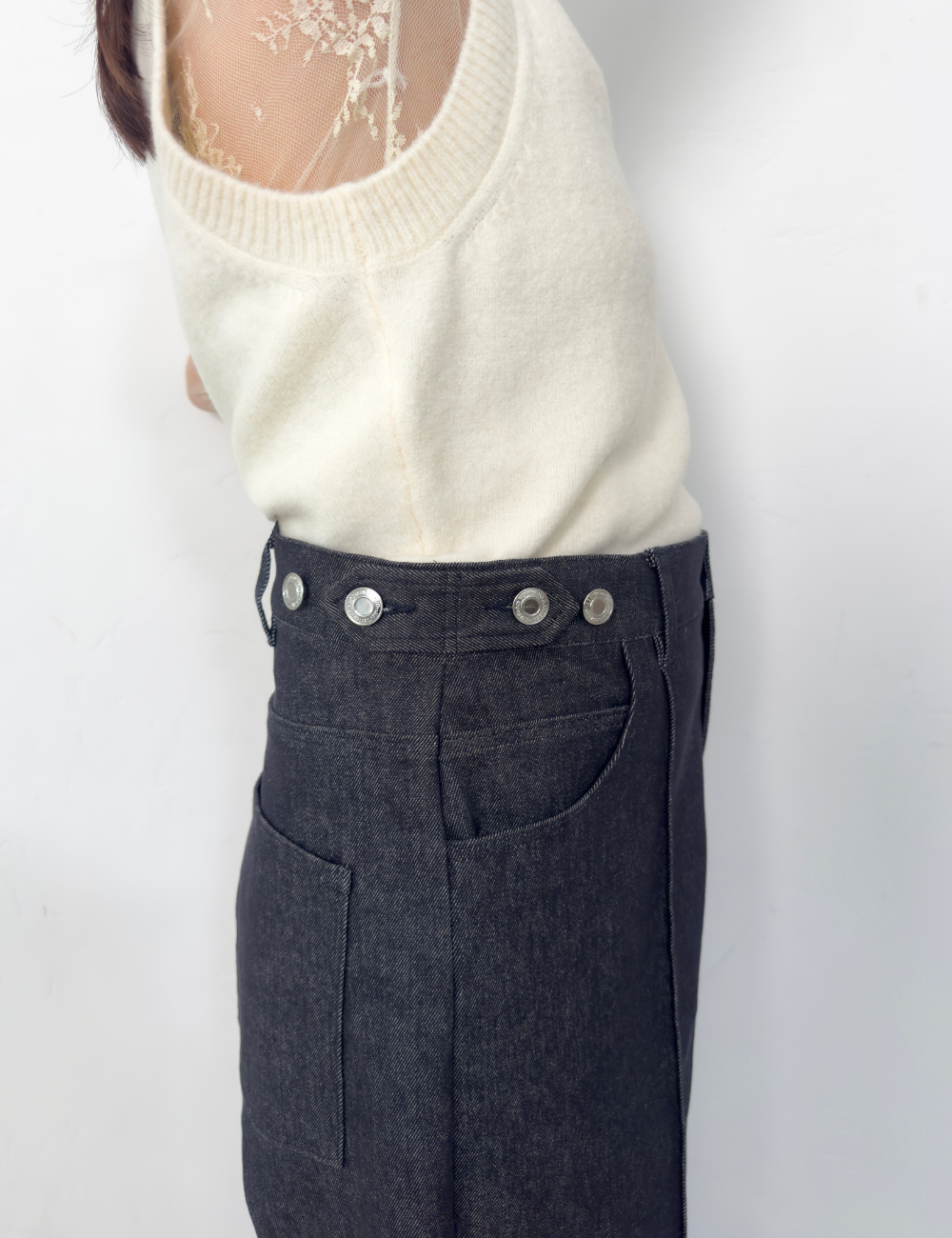 【カイハラデニム】アジャスタブルストレッチジーンズ【異次元伸縮】