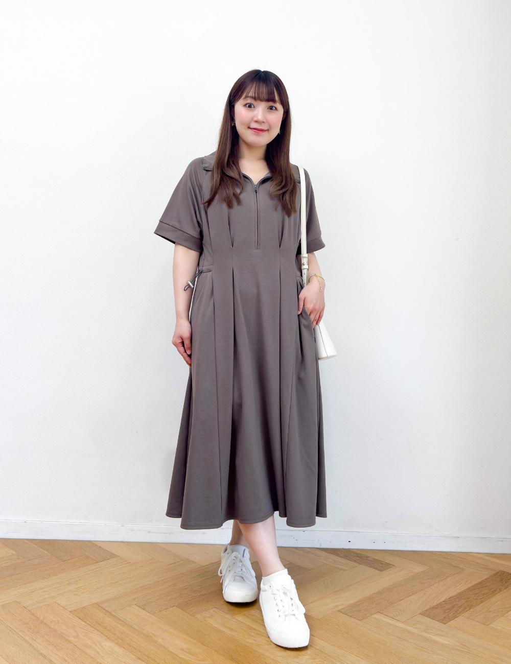 Anti-Sweat Stain Zip Dress