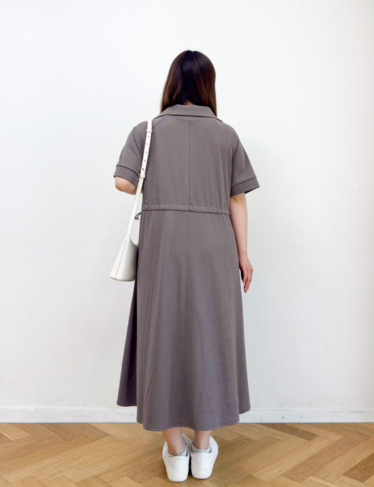 Anti-Sweat Stain Zip Dress