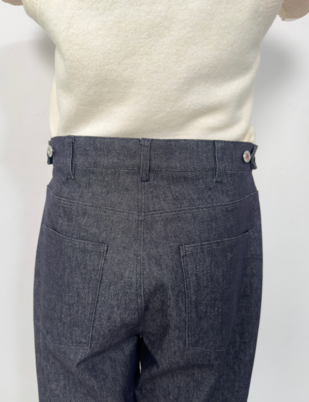 【カイハラデニム】アジャスタブルストレッチジーンズ【異次元伸縮】