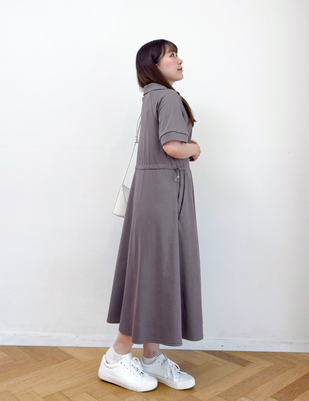 Anti-Sweat Stain Zip Dress