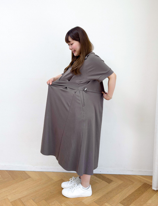 Anti-Sweat Stain Zip Dress
