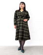 Cache-coeur Checked Dress
