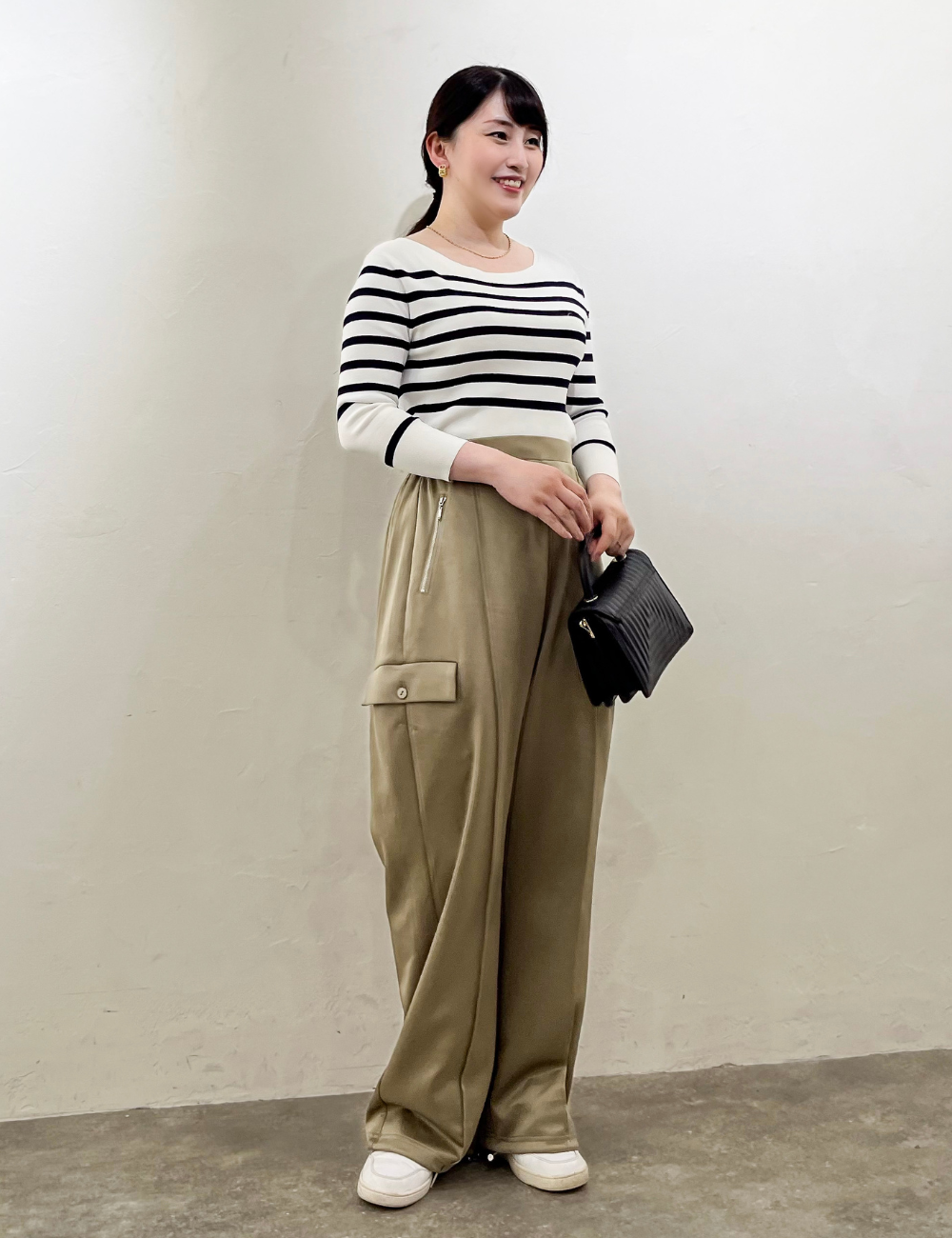 [Basic Line] Stretch Cargo Pants