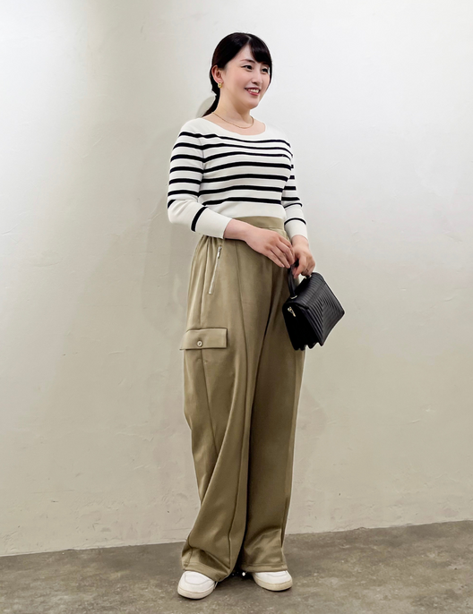 [Basic Line] Stretch Cargo Pants