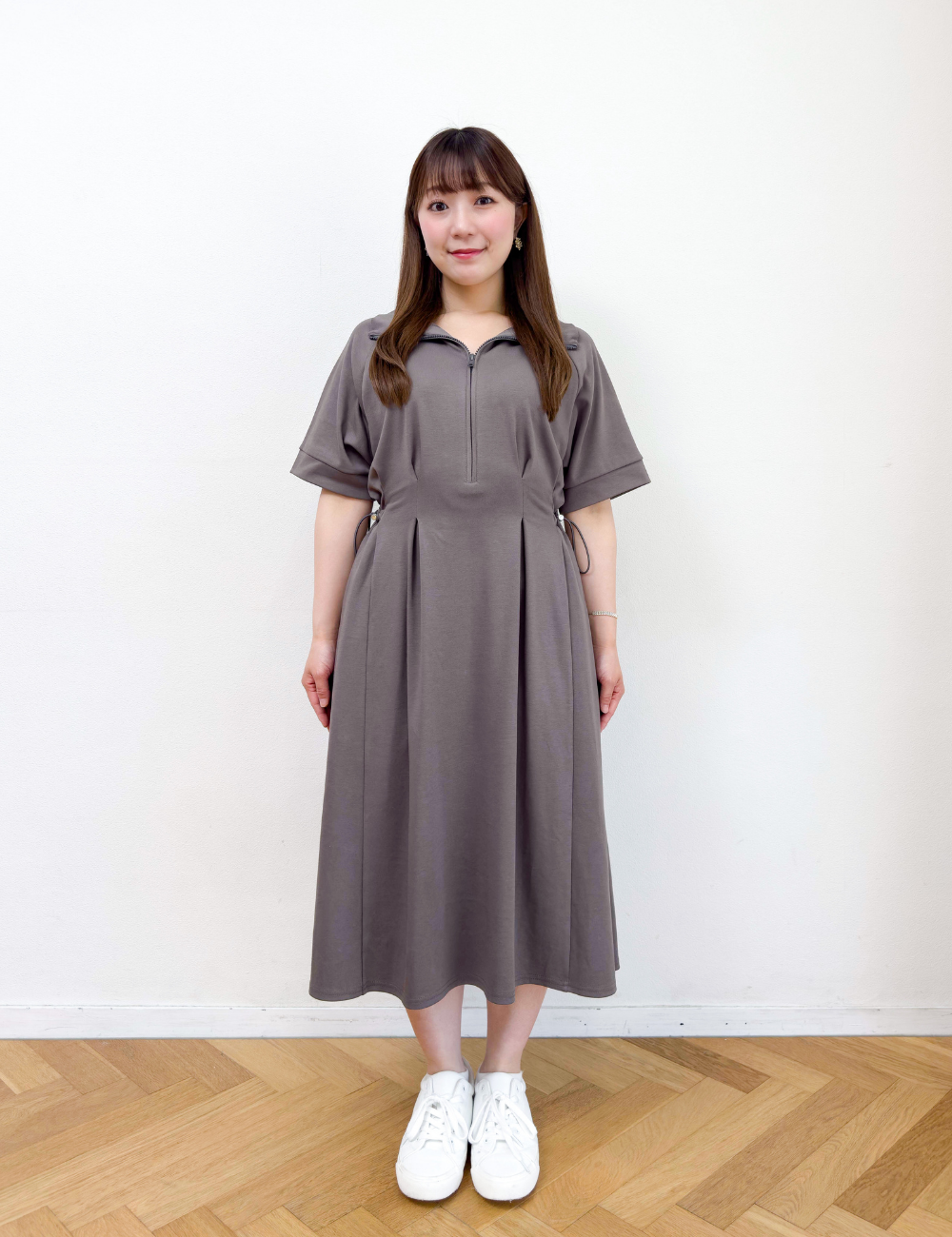 Anti-Sweat Stain Zip Dress