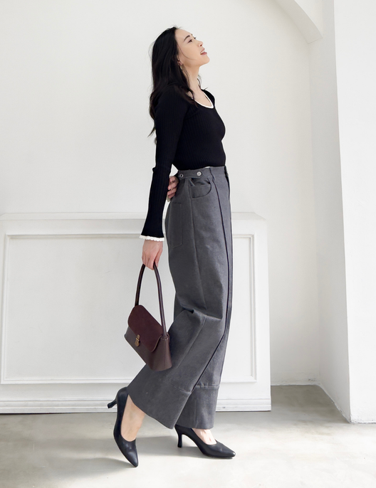 【カイハラデニム】アジャスタブルストレッチジーンズ【異次元伸縮】