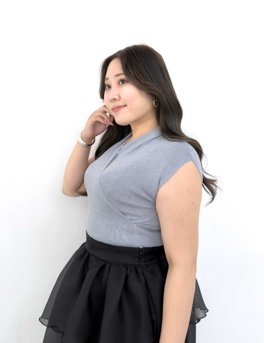 Cache-coeur Knitted Top
