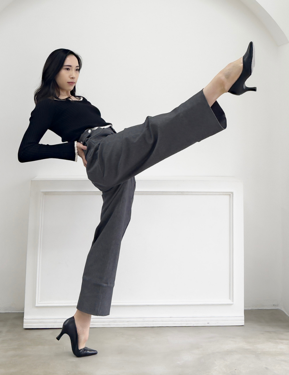 【カイハラデニム】アジャスタブルストレッチジーンズ【異次元伸縮】