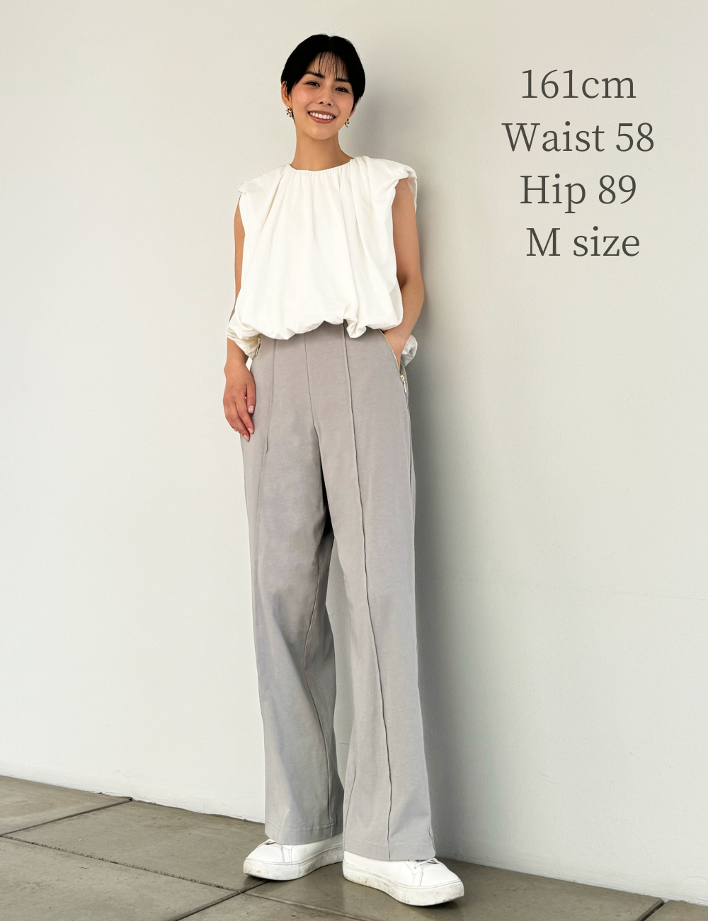 [Basic Line] Cotton Straight Pants