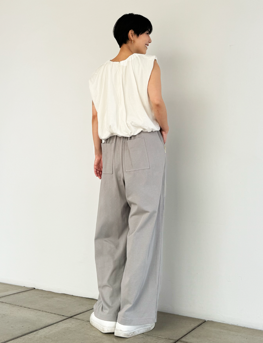 [Basic Line] Cotton Straight Pants