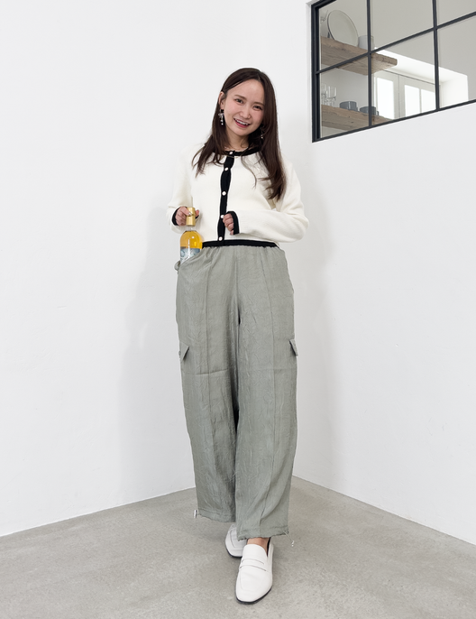 [Can be set up] Venetian lace pants 