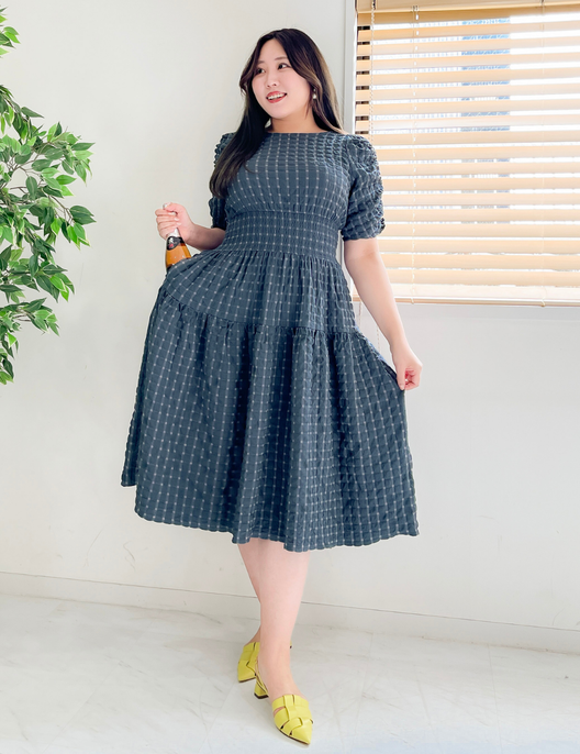 CINEMATIQ ヘレナワンピ ベビーブルー 2024年販売品 CINEMATIQ ヘレナワンピ ベビーブルー 2024年販売品 ヘレナ