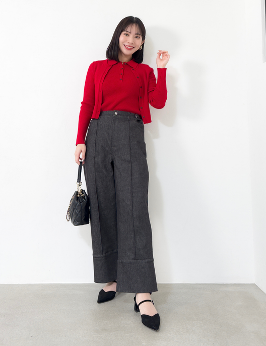 【カイハラデニム】アジャスタブルストレッチジーンズ【異次元伸縮】