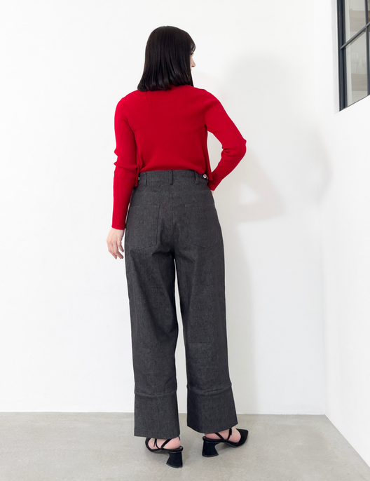 【カイハラデニム】アジャスタブルストレッチジーンズ【異次元伸縮】