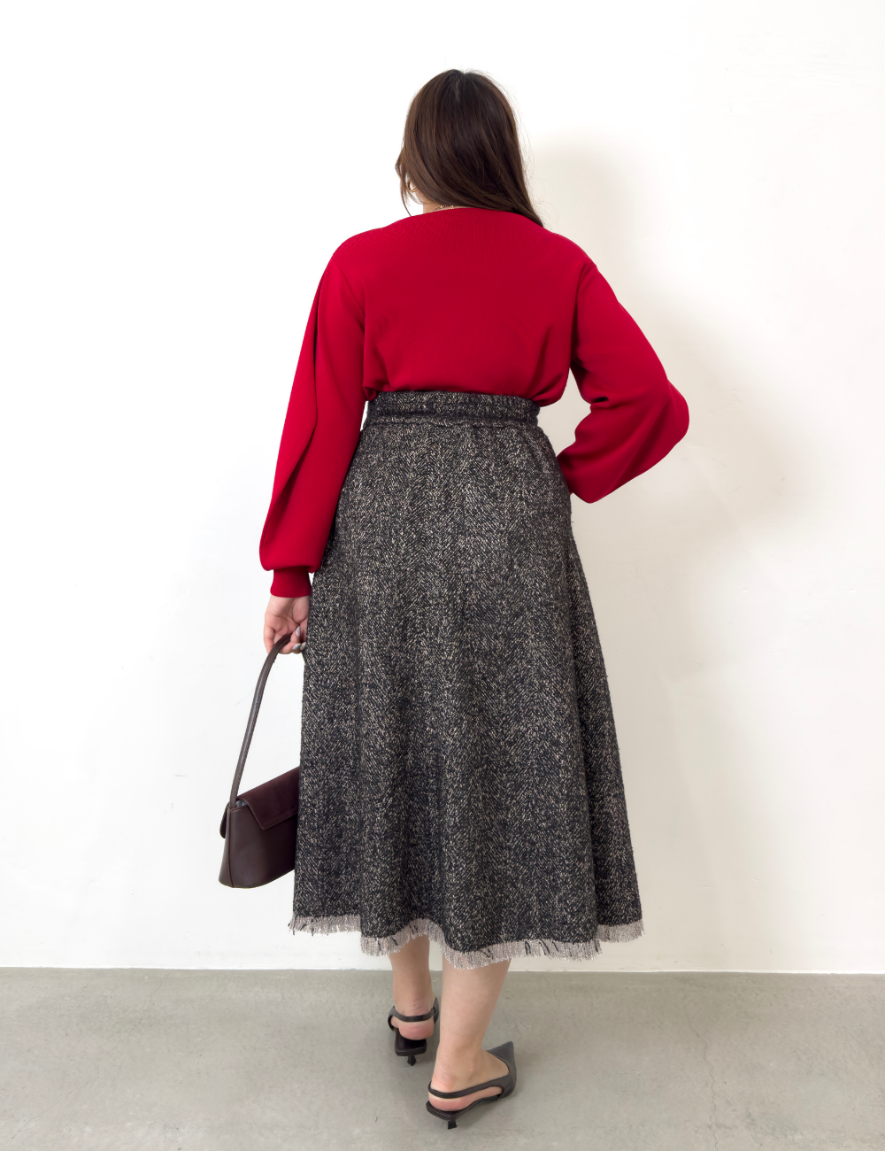 ツイードフリンジAラインスカート - Pinup Closet ONLINE STORE