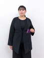Washable, stretchy black formal wear (3-piece pants set)
